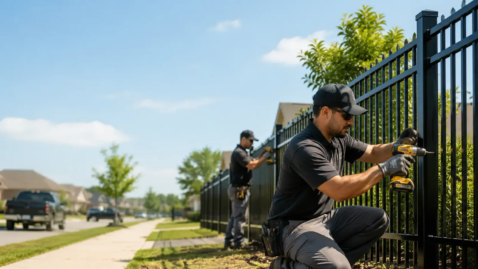 Metal Fence Installation in Carriere, MS